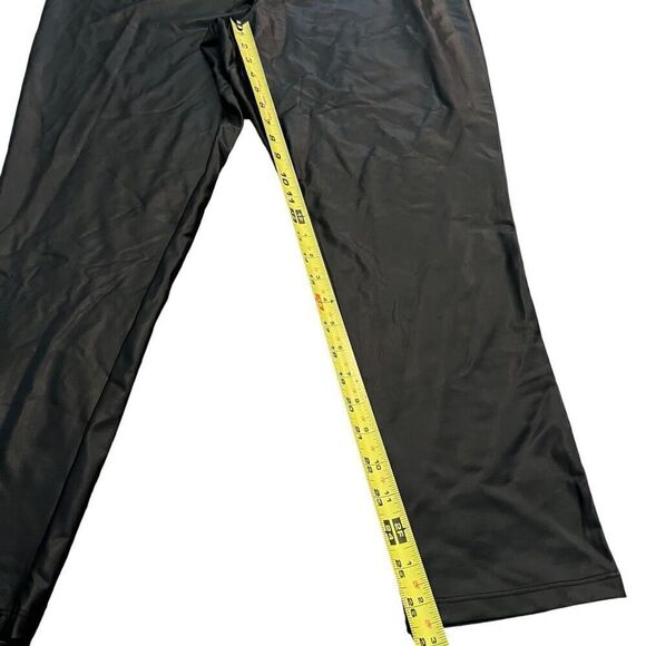 NWT OLIVE + OAK Black Faux Leather Legging Size XXL - Picture 7 of 8